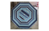 PARASOL PLAYA ALUMINIO Ø180 CM UPF 50+ RAYAS AZUL PARASOL PLAYA ALUMINIO Ø180 CM UPF 50+ RAYAS AZUL