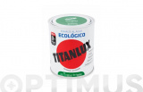 TITANLUX ESMALTE ECOLOGICO AL AGUA BRILLANTE 750 ML BLANCO TITANLUX ESMALTE ECOLOGICO AL AGUA BRILLANTE 750 ML BLANCO